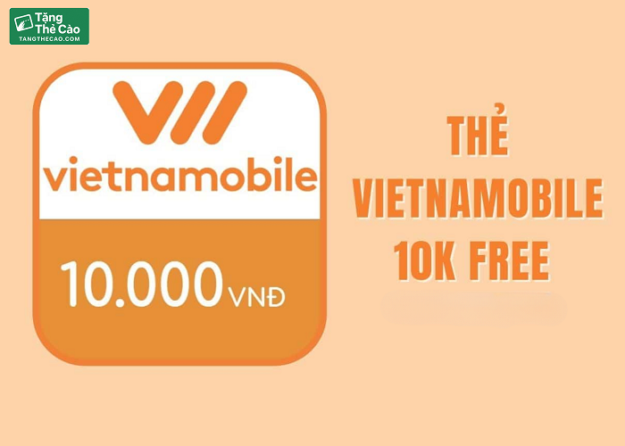 Thẻ cào Vietnamobile 10K miễn phí